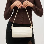 Rachel Croco Shoulder Bag