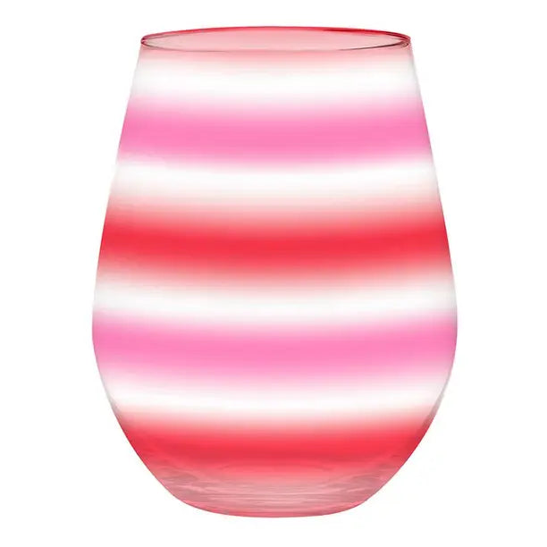 Sip in Stripes Jumbo Wine Glass