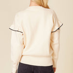 Color Block Sweater Top