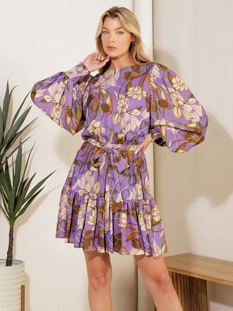 Lavender Fields Mini Dress