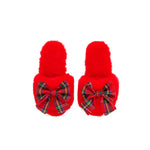 Plaid Pup Slippers