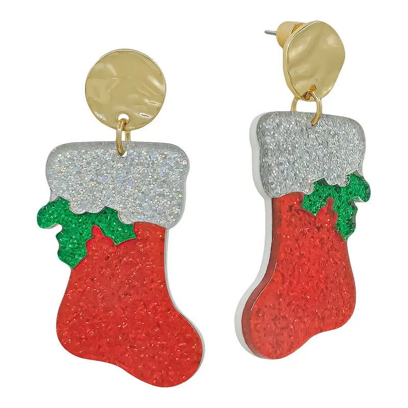 Christmas Stocking Earrings