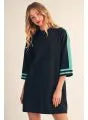 Teal the Moment Sweater Dress