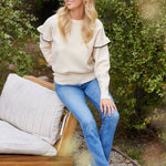 Color Block Sweater Top