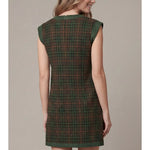 Plaid About Olive Mini Dress