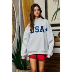 Red, White, and Reversible Sweatshirt