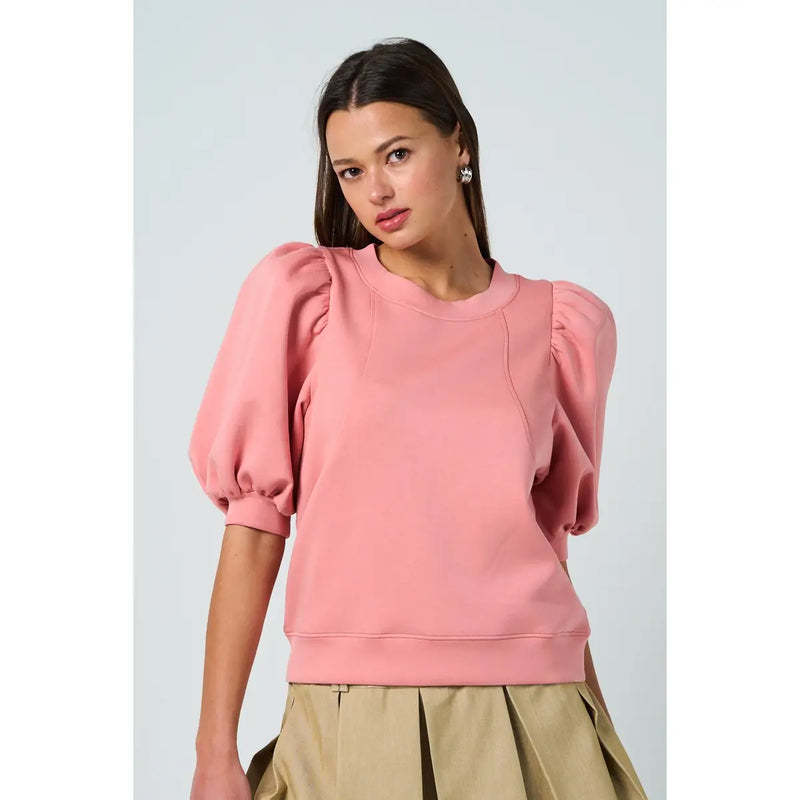 Sunset Blush Knit Top