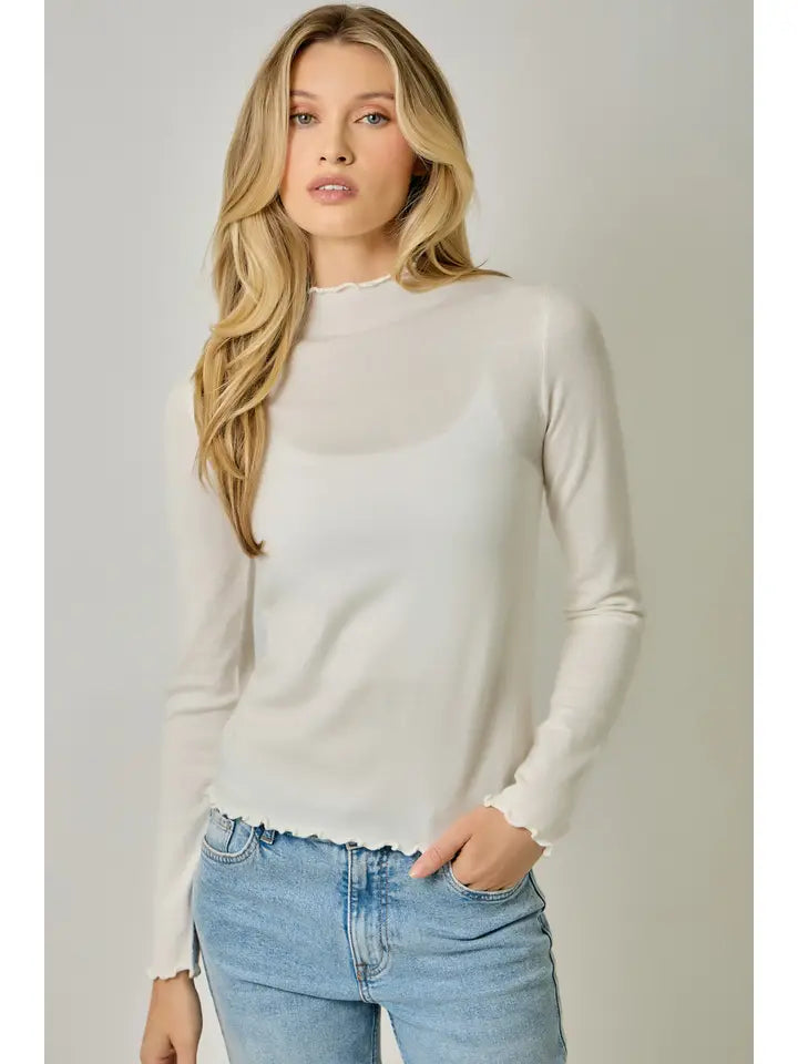 Softly Ruffled Top