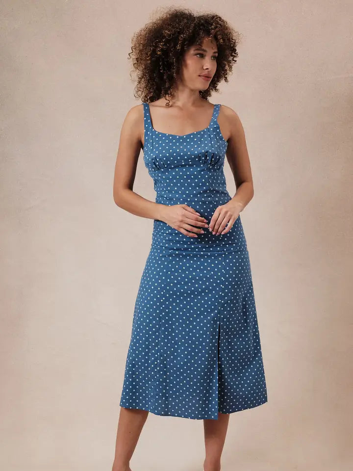 Blue Dot Darling Midi