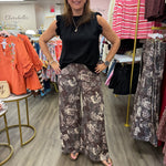 In Full Bloom Wide Leg Pants