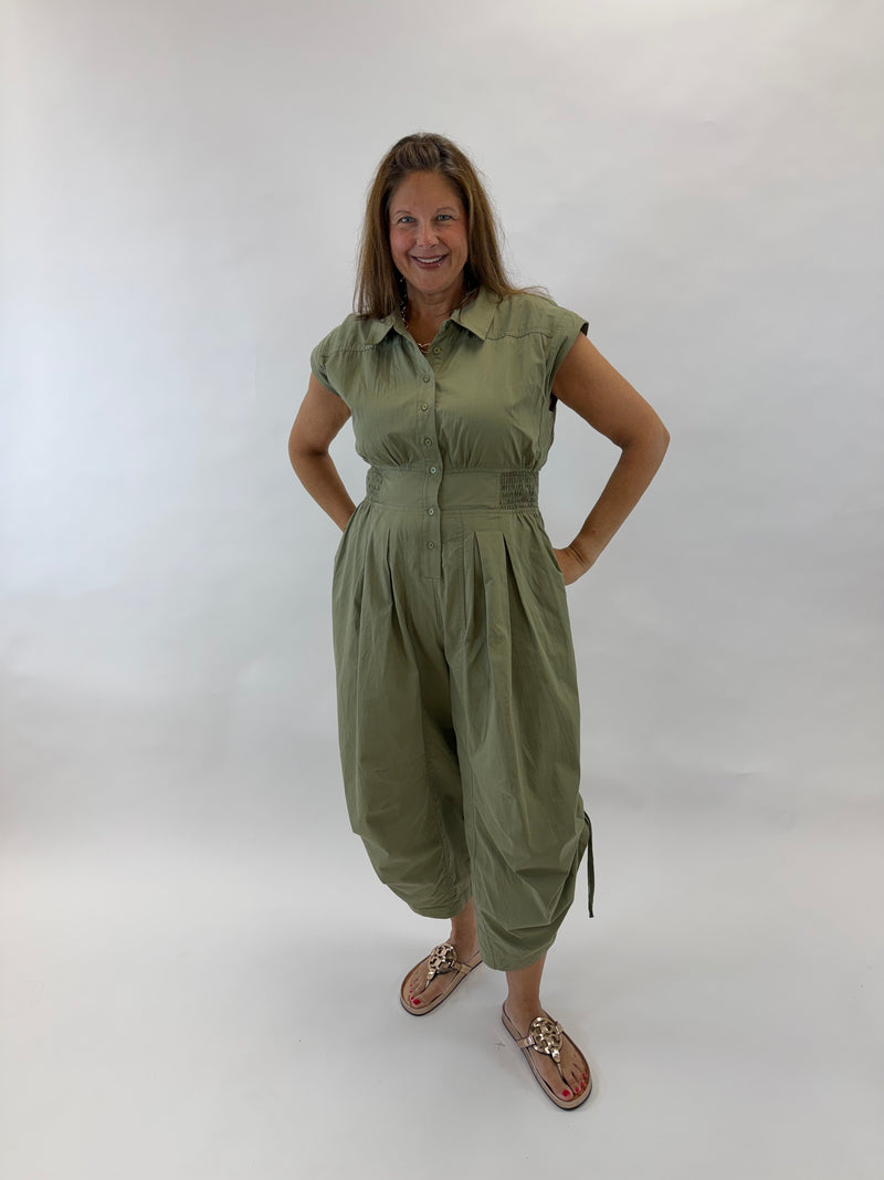 Olive Adventure Jumpsuit