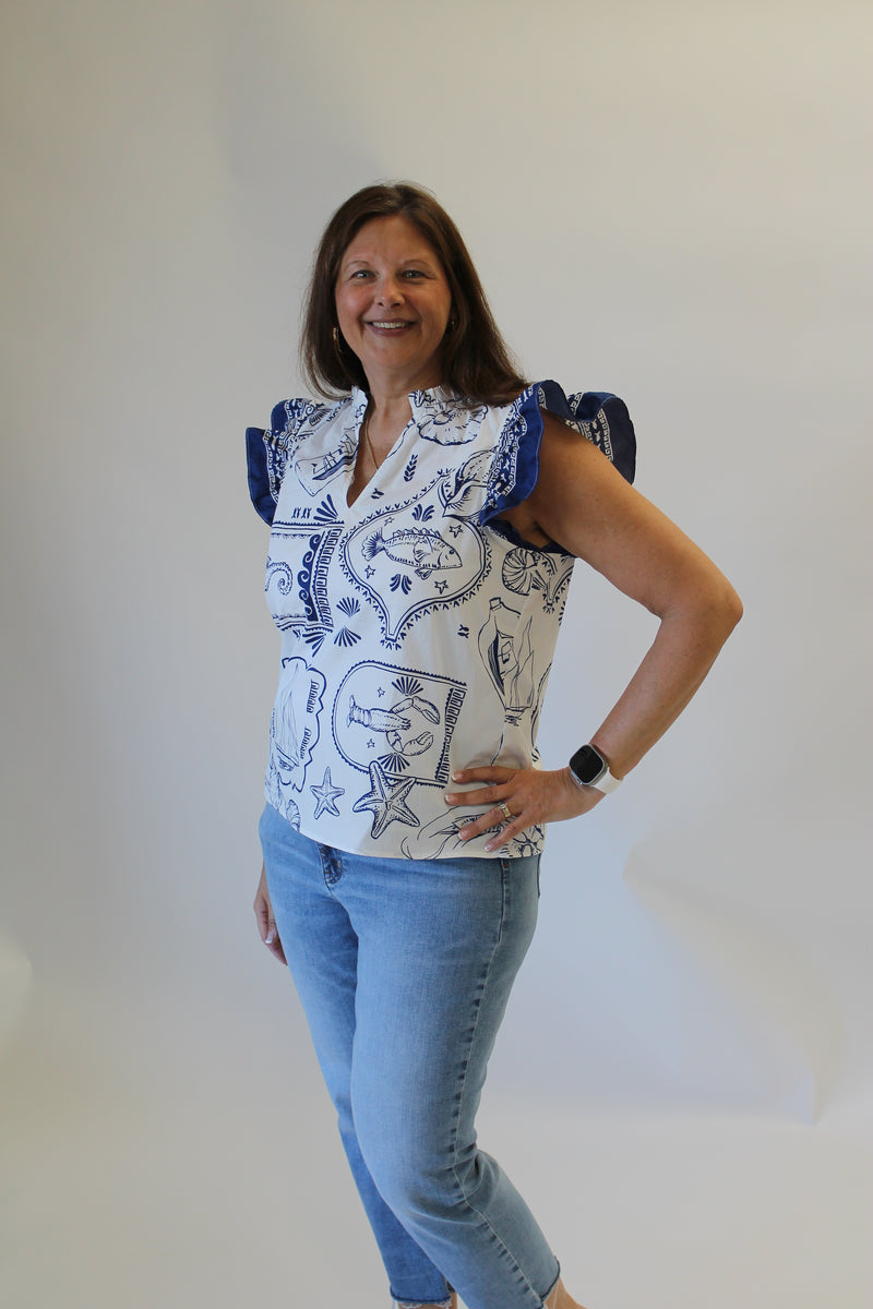 Seaside Chic Top