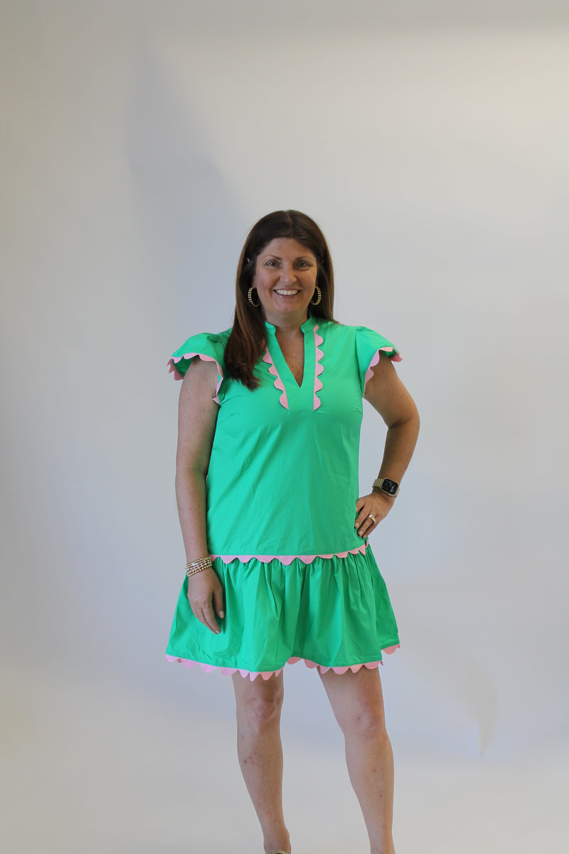 Evergreen Elegance Dress