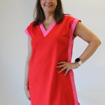 Rosy Outline Dress
