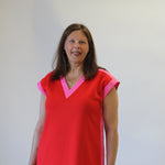 Rosy Outline Dress