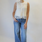 Soft Touch Lace Vest