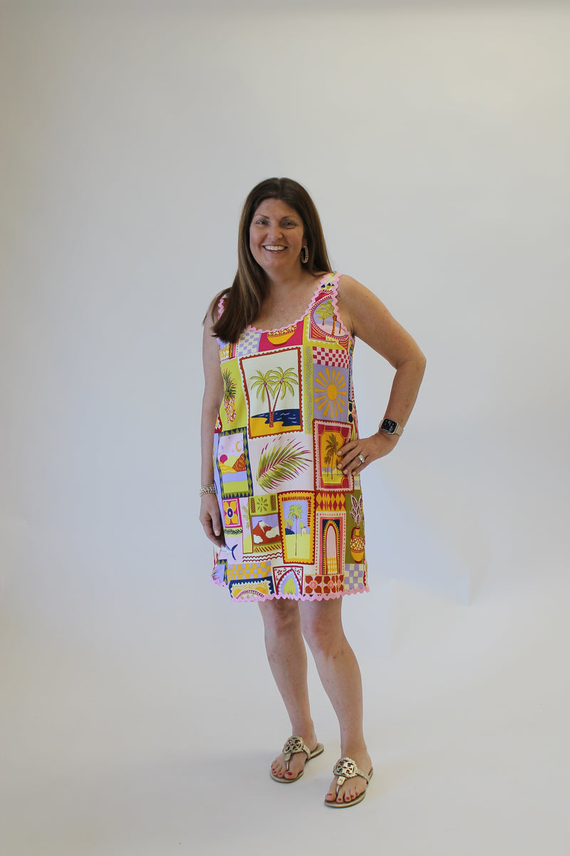 Swaying Palms Dress