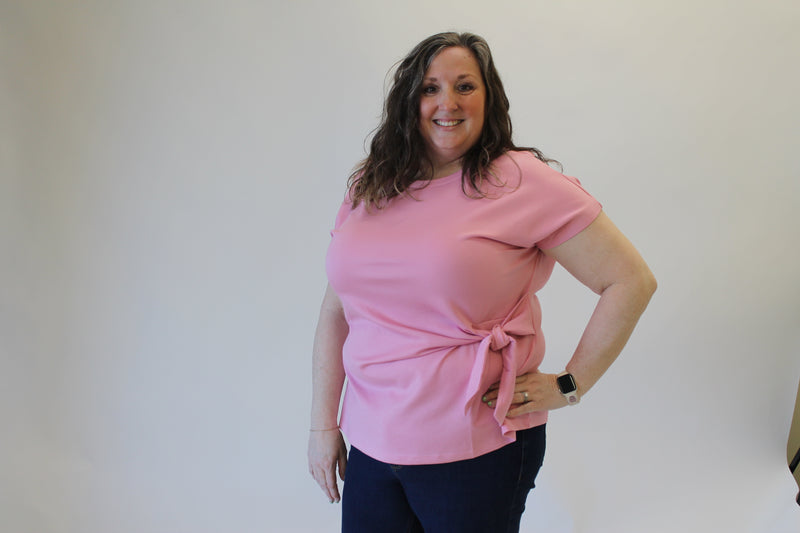 Sweet Knot Curve Tee