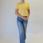 Sunlight Lace Button Sweater