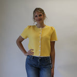 Sunlight Lace Button Sweater