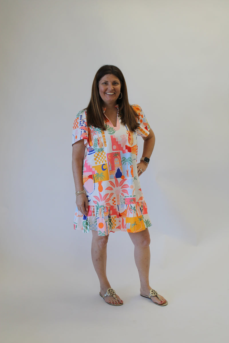 Seabreeze Sorbet Dress