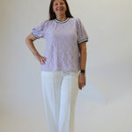 Lavender Lace Top