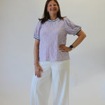 Lavender Lace Top