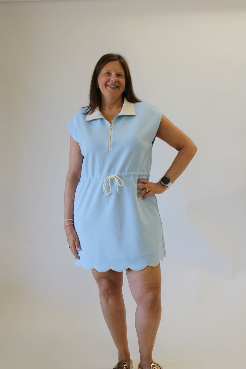 Skyline Scallop Dress