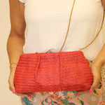 Coral Breeze Clutch