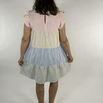 Sherbet Seersucker Dress