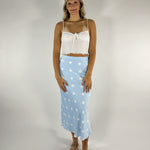 Satin in Spots Skirt