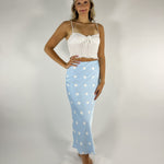 Satin in Spots Skirt
