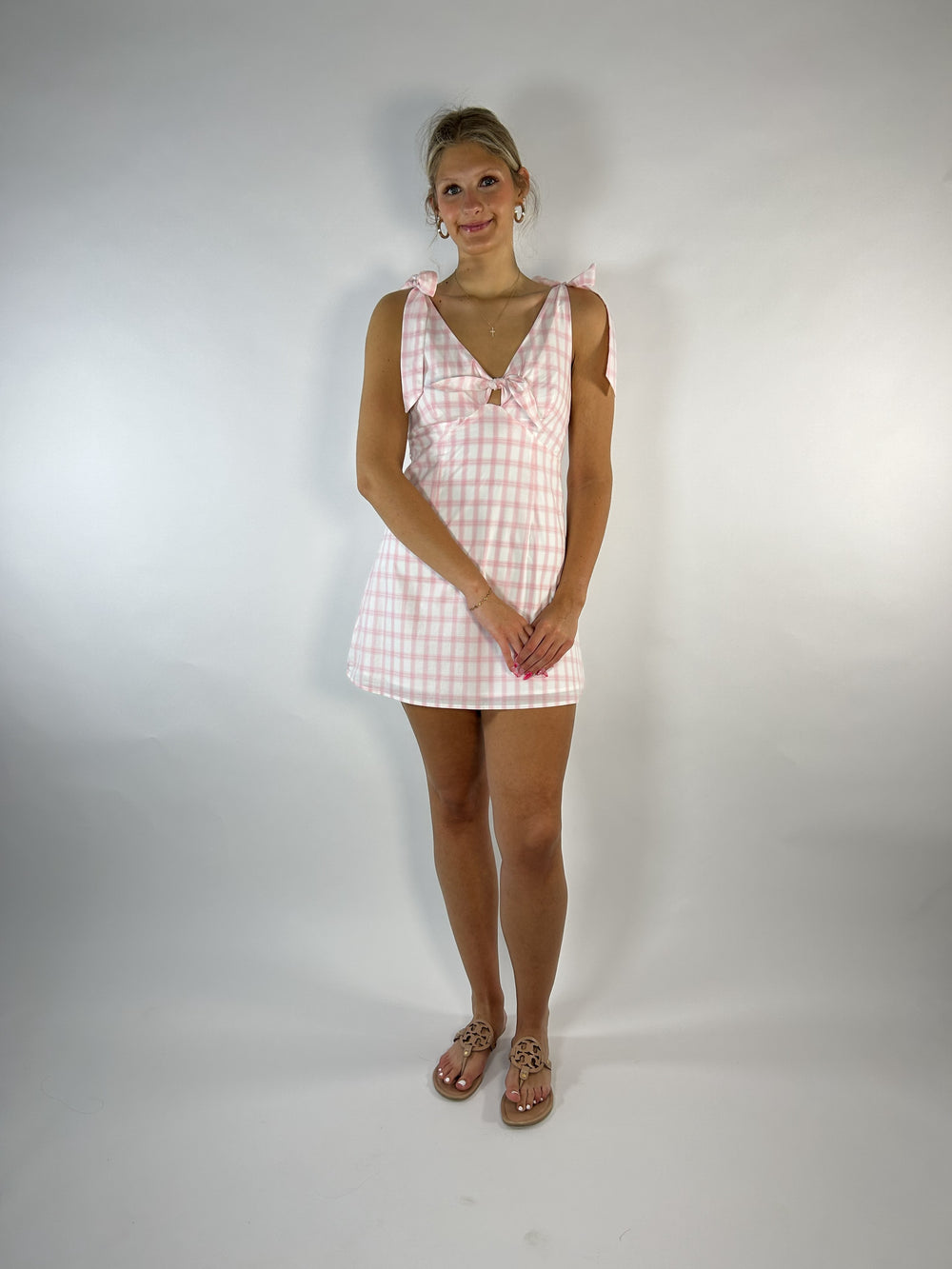 Sweet Plaid Mini Dress