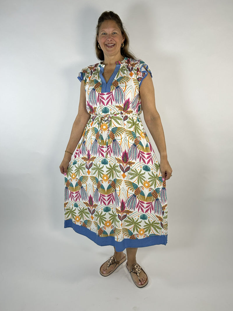Island Breeze Midi Dress