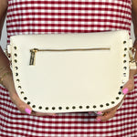 Pebble Sabrina Studded Bum Bag