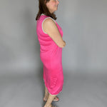 Pink Pop Side Stripe Dress
