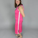 Pink Pop Side Stripe Dress