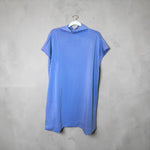 Sleek Mock Neck Curve Dress