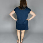 Sleek Mock Neck Dress