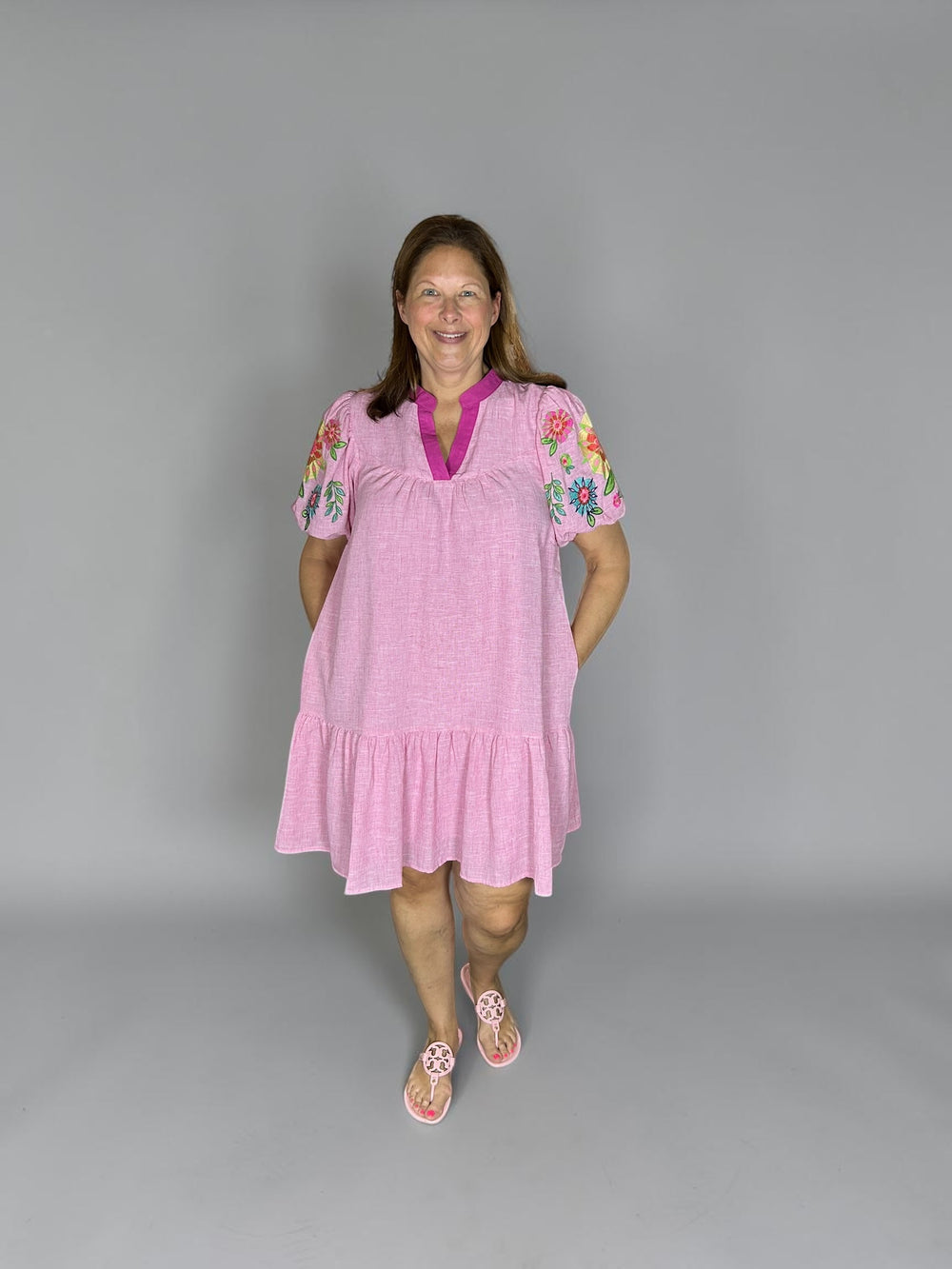 Pretty Petal Sleeve Dress