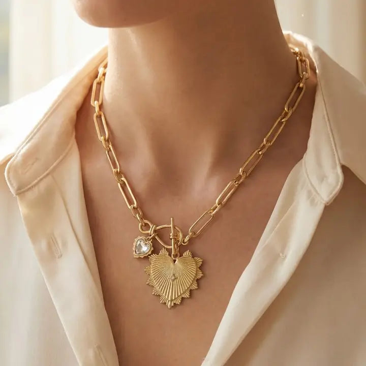 Double Heart Pendant