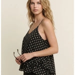 Dot to Dot Ruffle Top