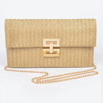 Straw and Shine Clutch