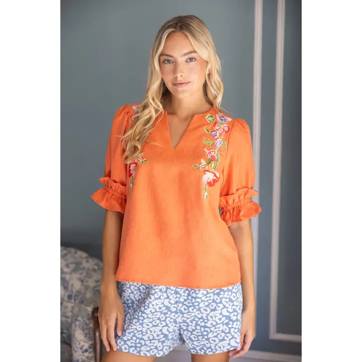 Rustic Petals Top