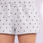 Gray Spot Hoodie Set