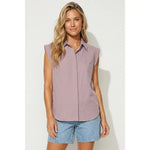Polished Placket Blouse