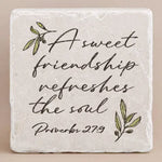Faithful Words Scripture Stone - Small