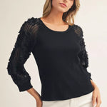 Midnight Petals Top