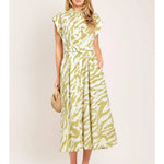 Neutral Notes Shirt Dress