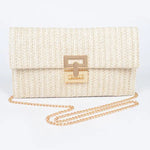 Straw and Shine Clutch